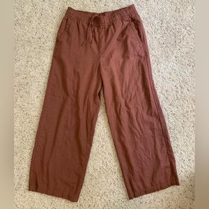 Old Navy Linen Wide Leg Pants